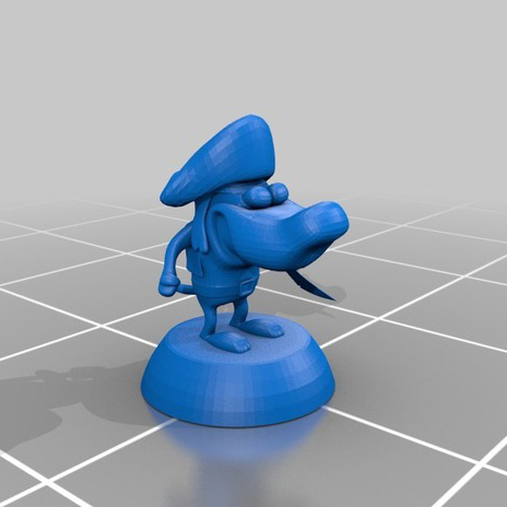 海盗狗3D打印模型,海盗狗3D模型下载,3D打印海盗狗模型下载,海盗狗3D模型,海盗狗STL格式文件,海盗狗3D打印模型免费下载,3D打印模型库