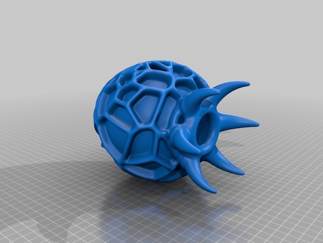 3D打印 章鱼灯罩模型图片、模型下载、STL文件下载