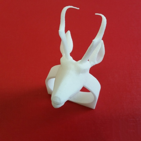 鹿头指环3D打印模型,鹿头指环3D模型下载,3D打印鹿头指环模型下载,鹿头指环3D模型,鹿头指环STL格式文件,鹿头指环3D打印模型免费下载,3D打印模型库