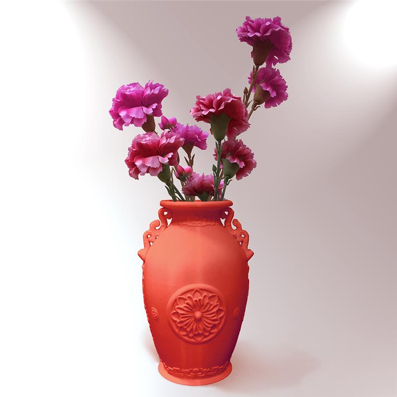 3D打印红花瓶(渐变色)