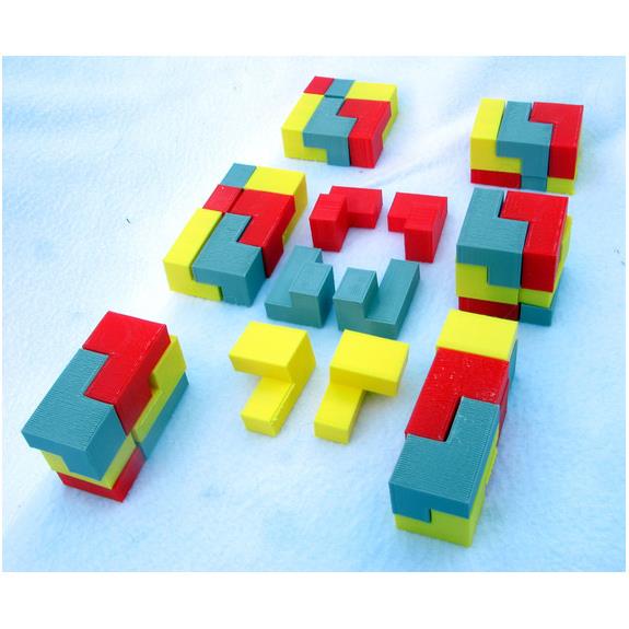 3D打印立方体拼模