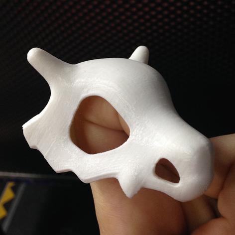 3D打印Cubone_Pokemon_Skull
