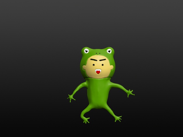 蛙人动画图片